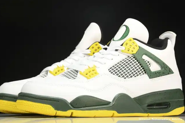 Official Maikesneakers Retro Jordan Ducks 4 257-255275 Oregon Duckman 0406